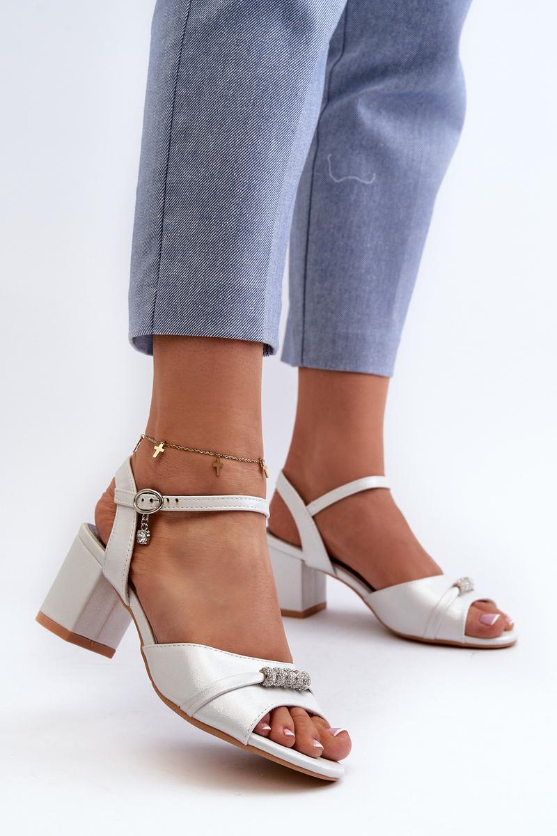 Sandals with heel model 196330 Step in style