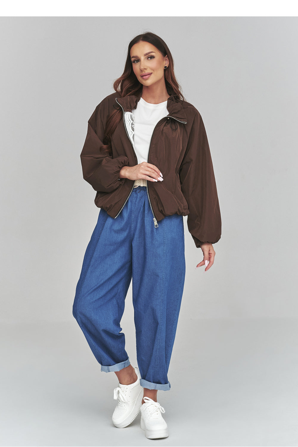 Jacke model 228272 Makadamia