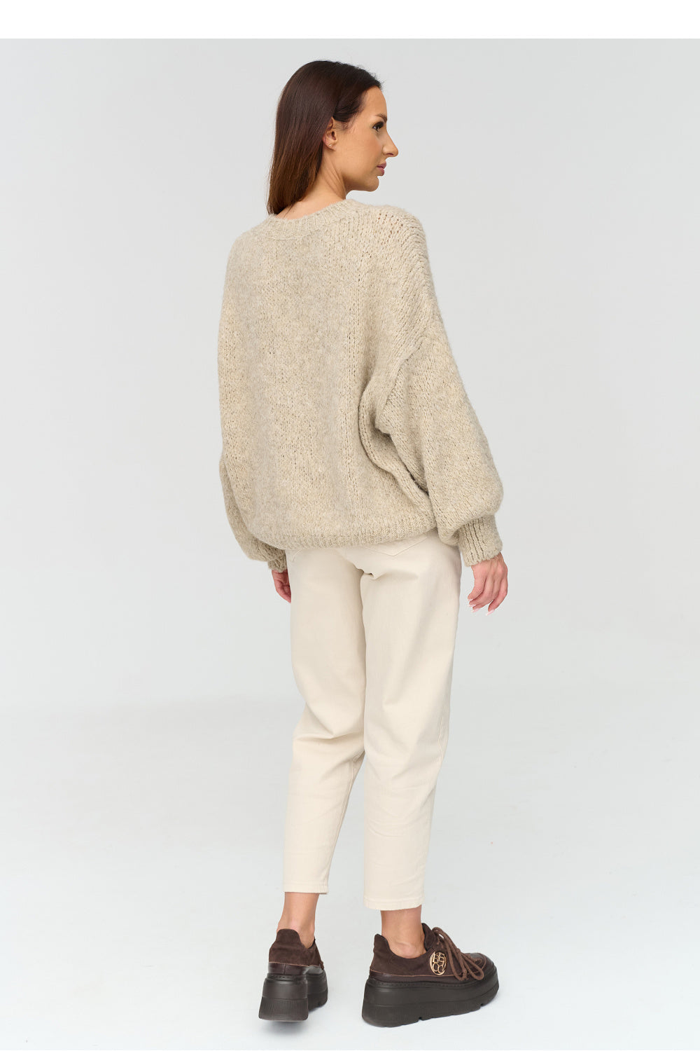 Pullover model 231987 Makadamia
