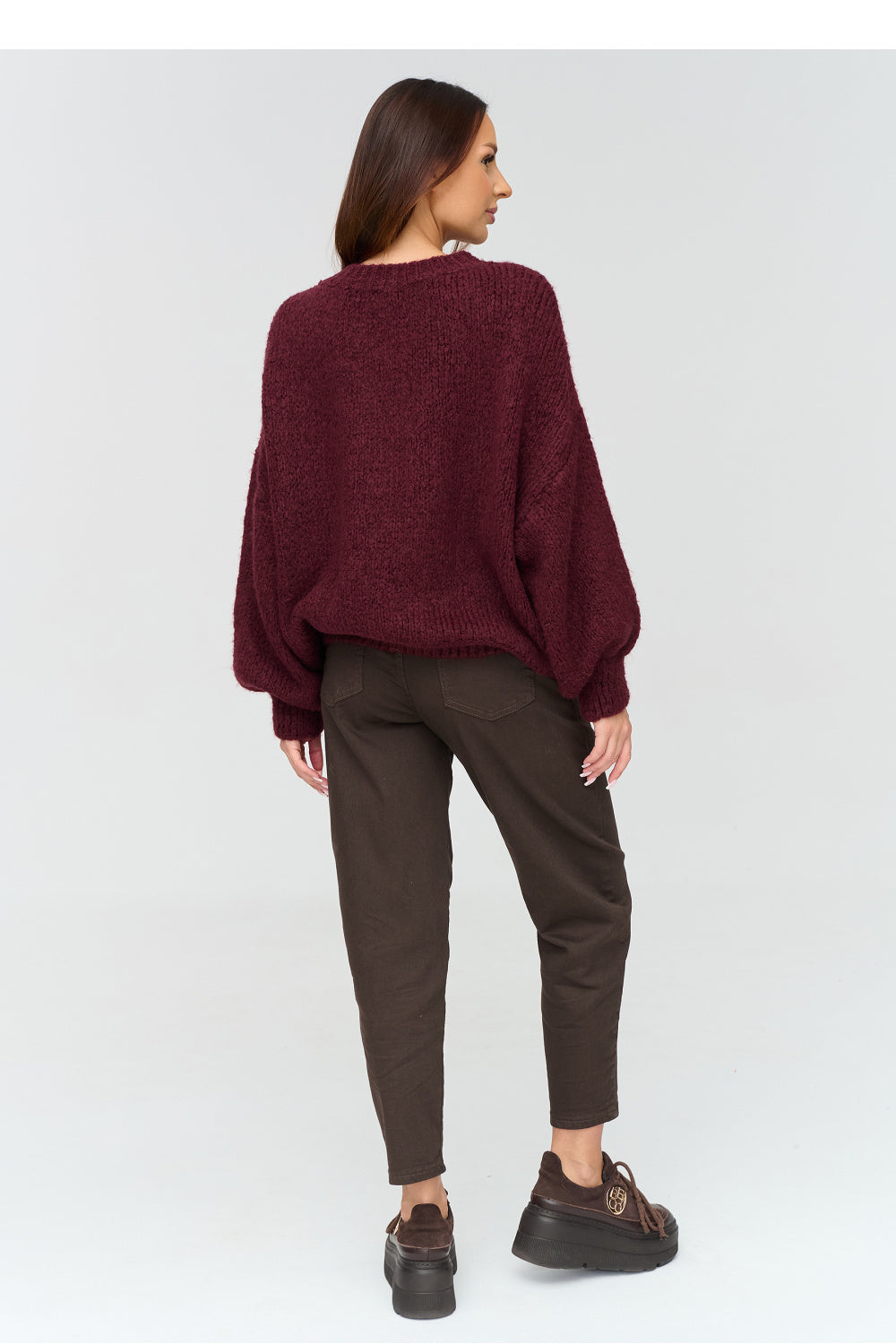 Pullover model 231991 Makadamia