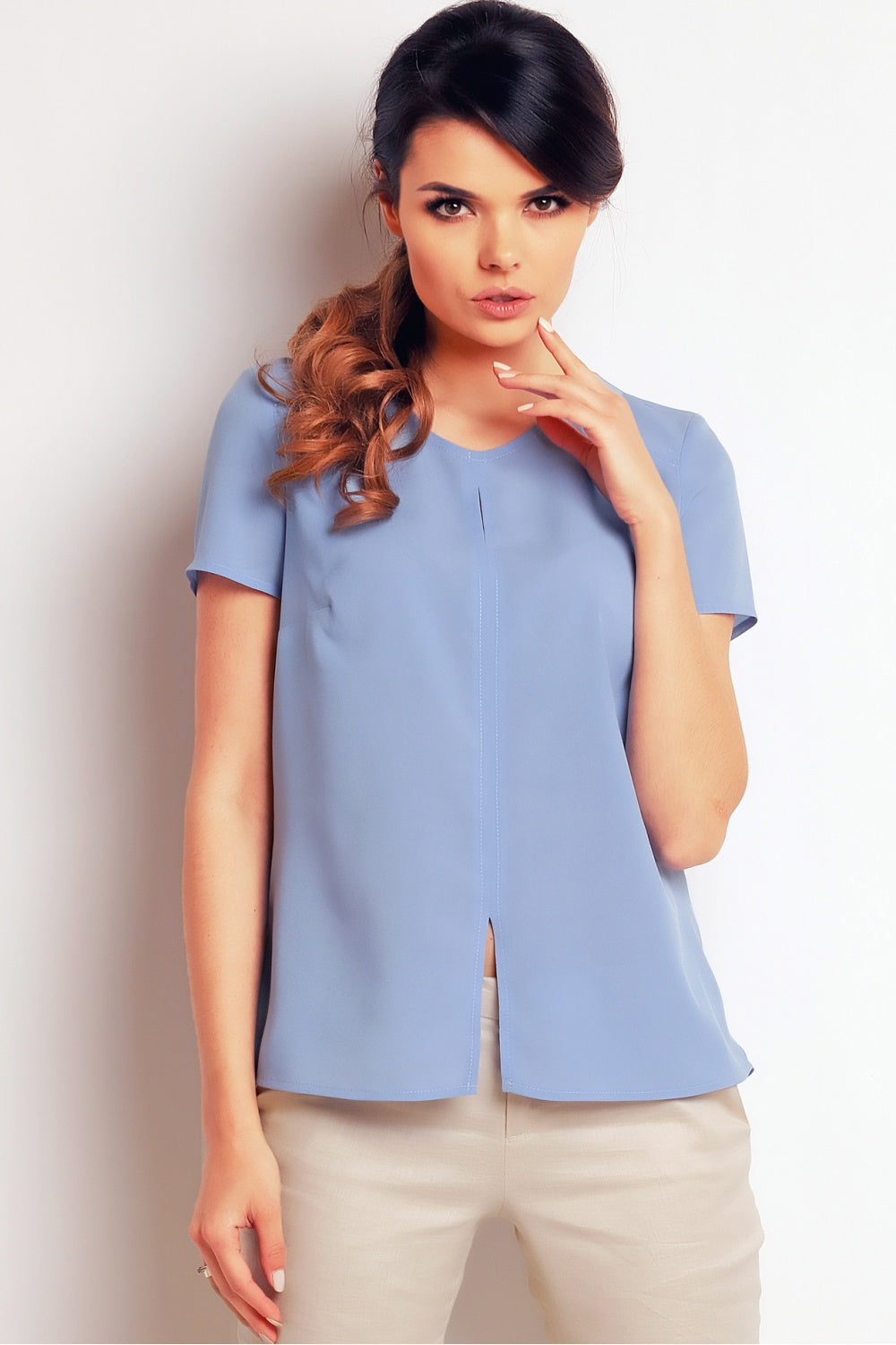 Bluse model 58884 awama