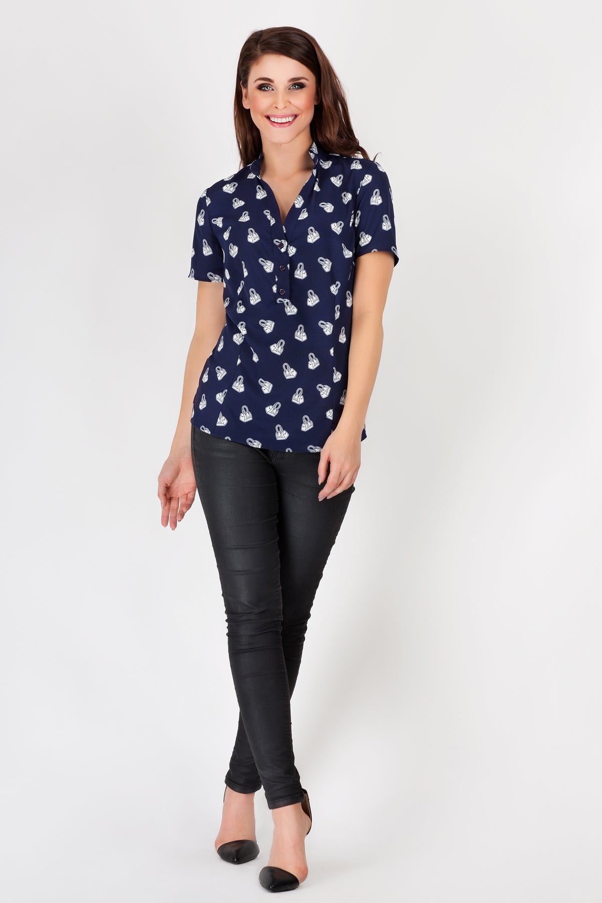 Bluse model 40879 awama