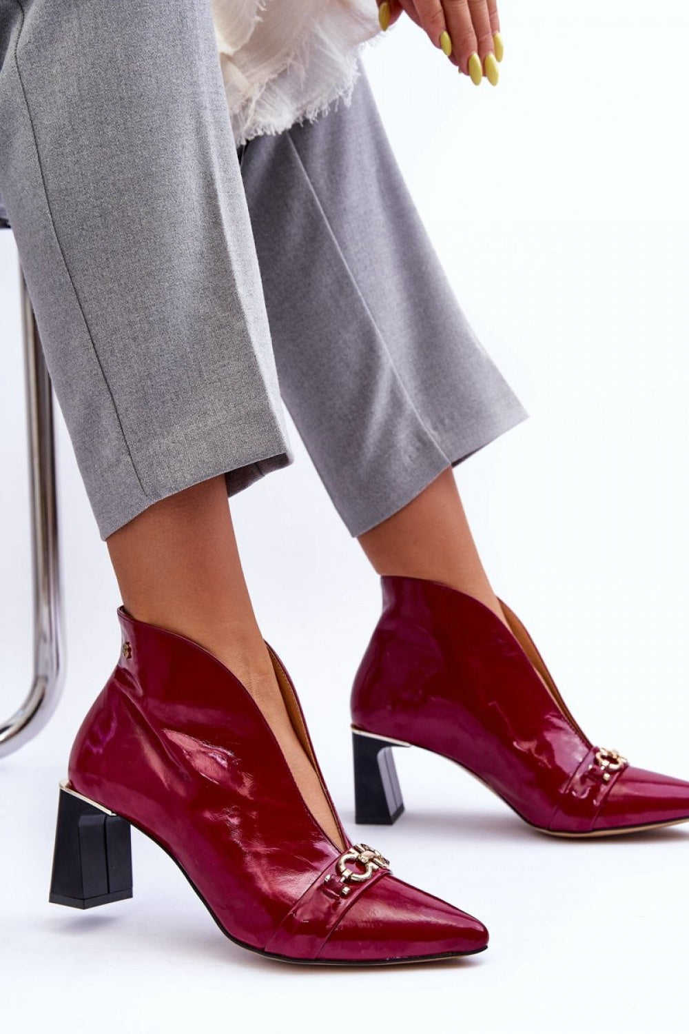 Ankle boots with heel model 183996 Step in style
