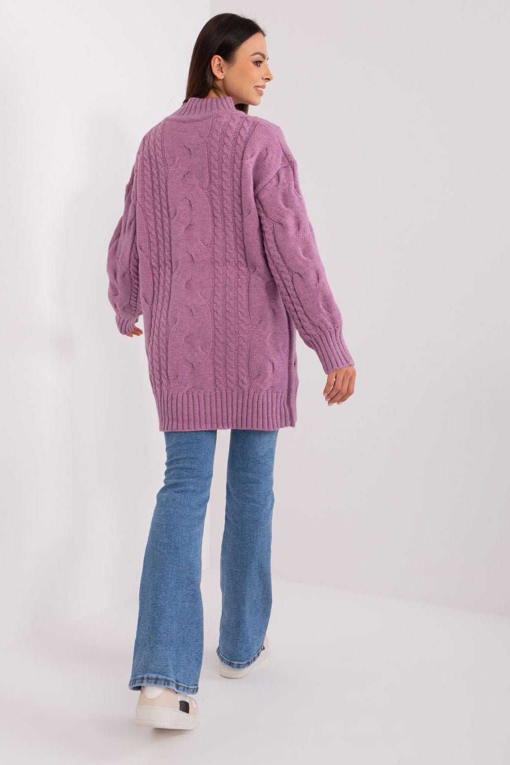 Long sweater model 185732 AT