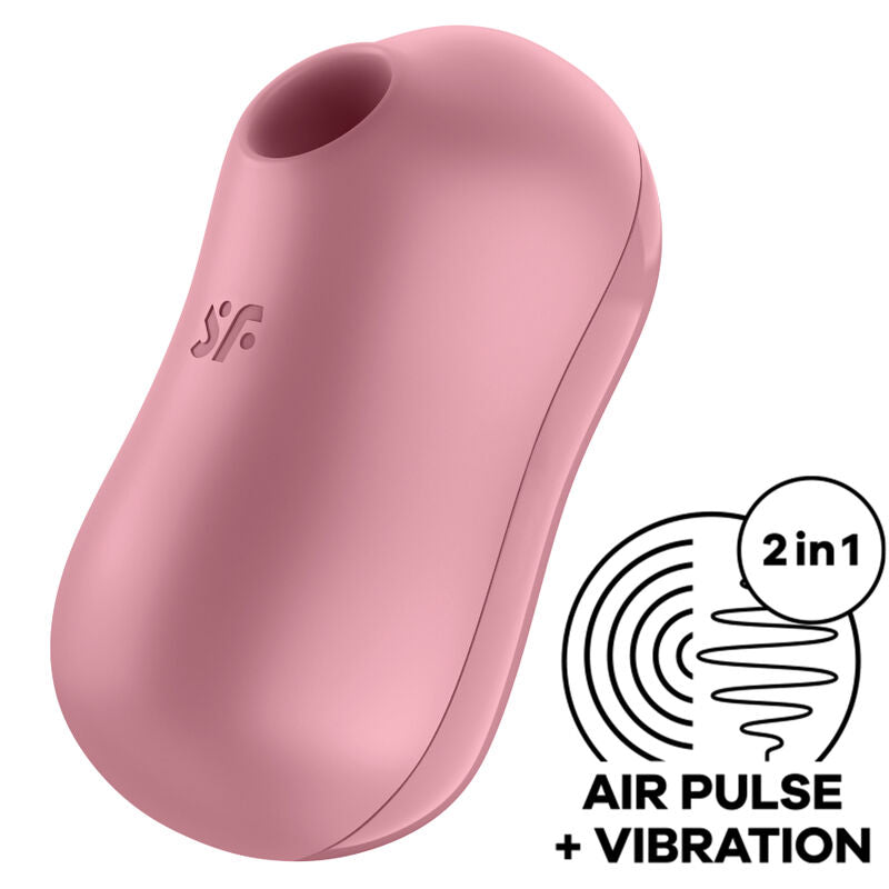 SATISFYER - COTTON CANDY AIR PULSE STIMULATOR & VIBRATOR