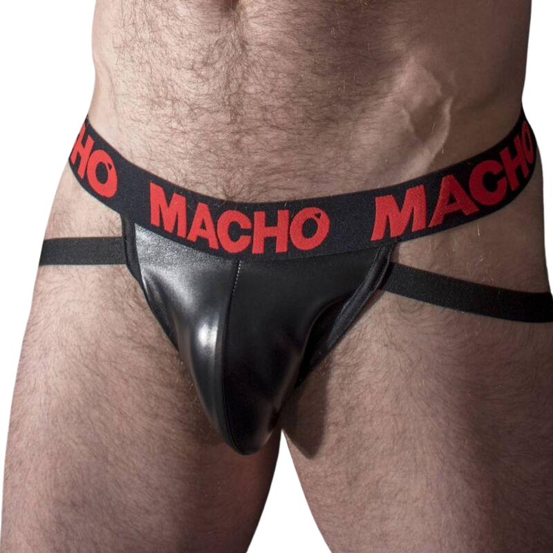 MACHO - MX25RC JOCK ROTES LEDER