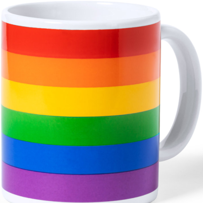PRIDE - LGBT-FLAGGENBECHER IN EINZELKARTON KRAFT /en/pt/en/fr/it