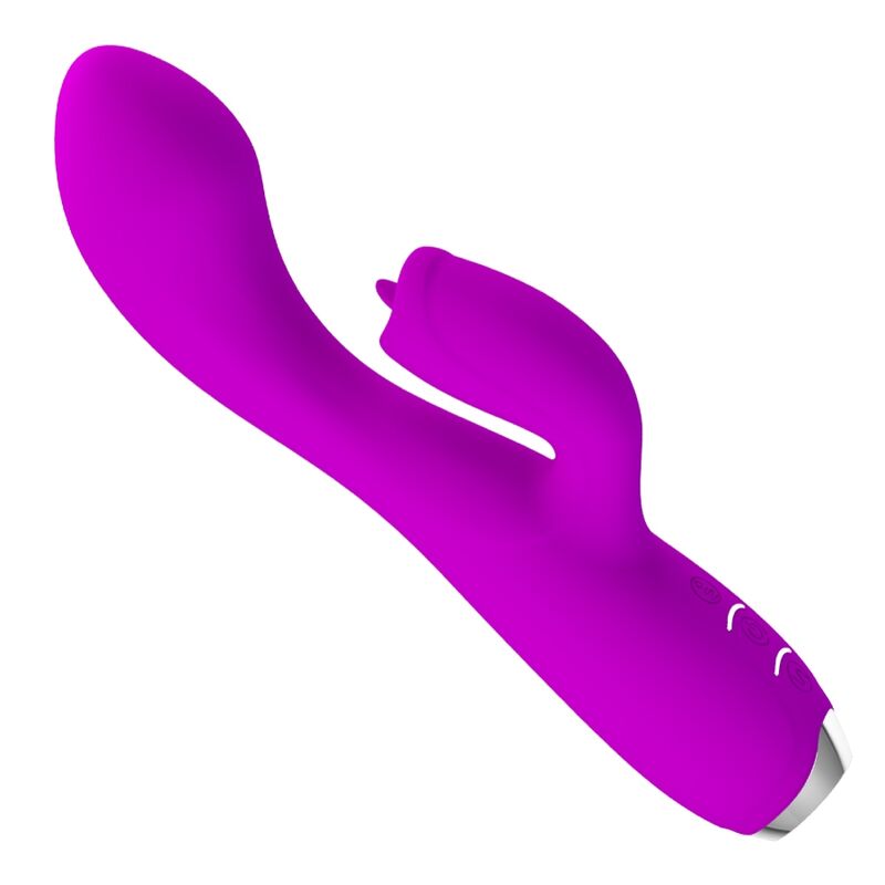 PRETTY LOVE - GLORIA WIEDERAUFLADBARER KANINCHENVIBRATOR, WASSERDICHT,
