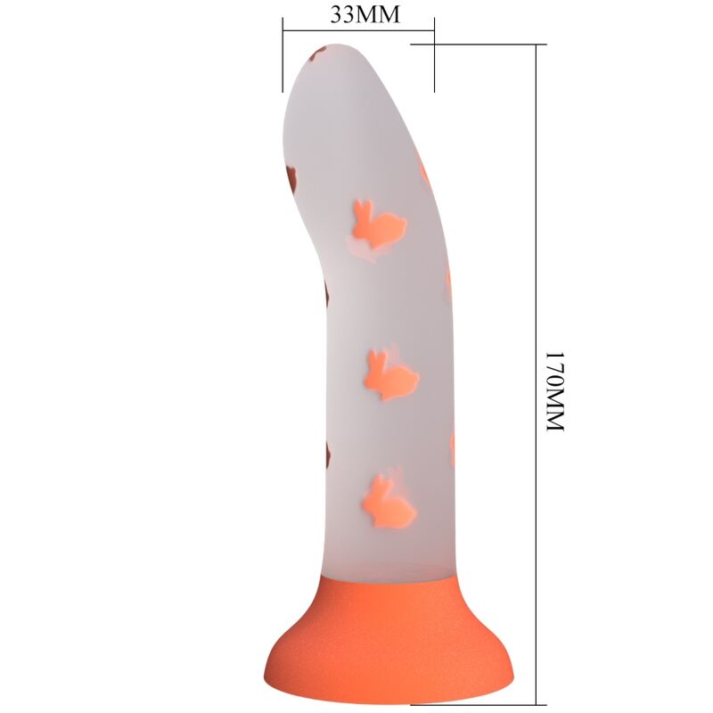 PRETTY LOVE - MAGISCHER NACHT-DILDO OHNE VIBRATION LEUCHTENDES