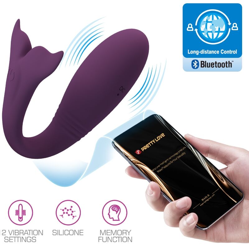 PRETTY LOVE - JAYLEEN VIBRATOR MIT APP-FERNBEDIENUNG