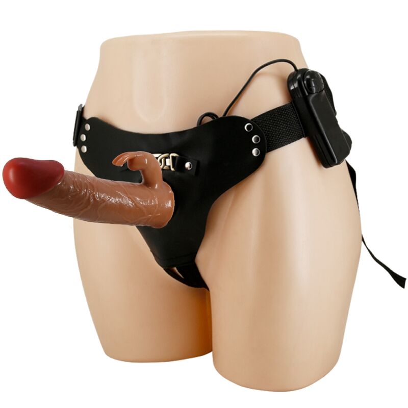 PRETTY LOVE - MARION HARNESS UNIVERSAL SLIP MIT VIBRATIONSDILDO 19 CM