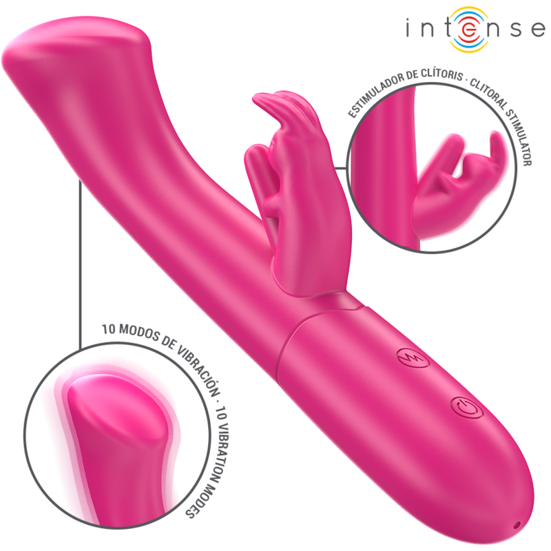 INTENSE - JULIETA RABBIT VIBRATOR 18,6 CM 10 VIBRATIONEN
