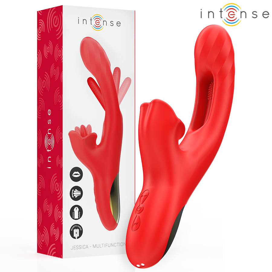 INTENSE - JESSICA MULTIFUNKTIONSVIBRATOR KLITORISSTIMULATION 24,8 CM