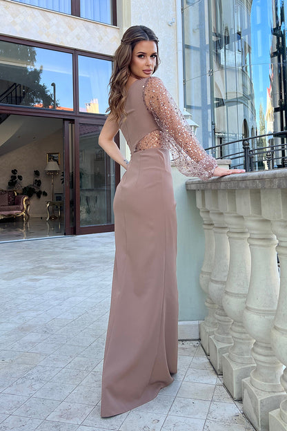Langes Kleid model 187650 Bicotone