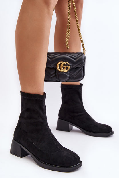Ankle boots with heel model 189840 Step in style