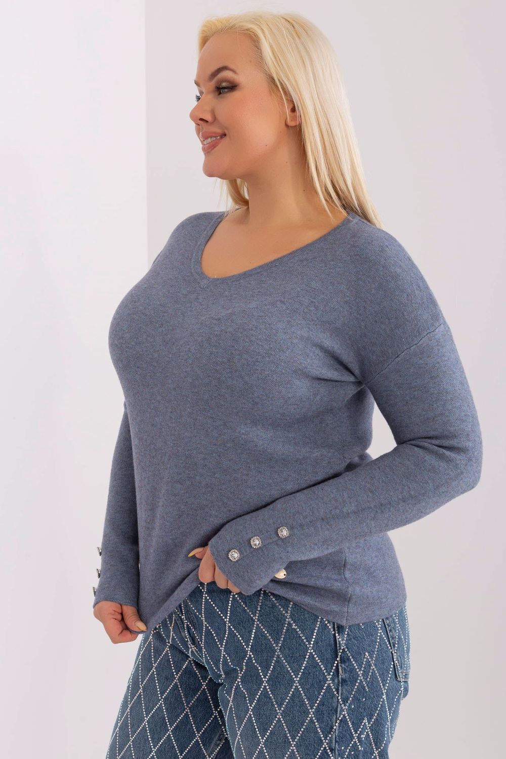 Pullover plus size model 190091 Factory Price