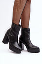 Ankle boots with heel model 190201 Step in style