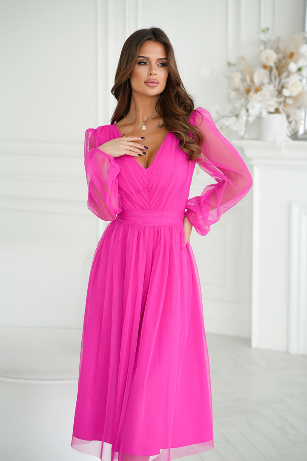 Evening gown model 192873 Bicotone