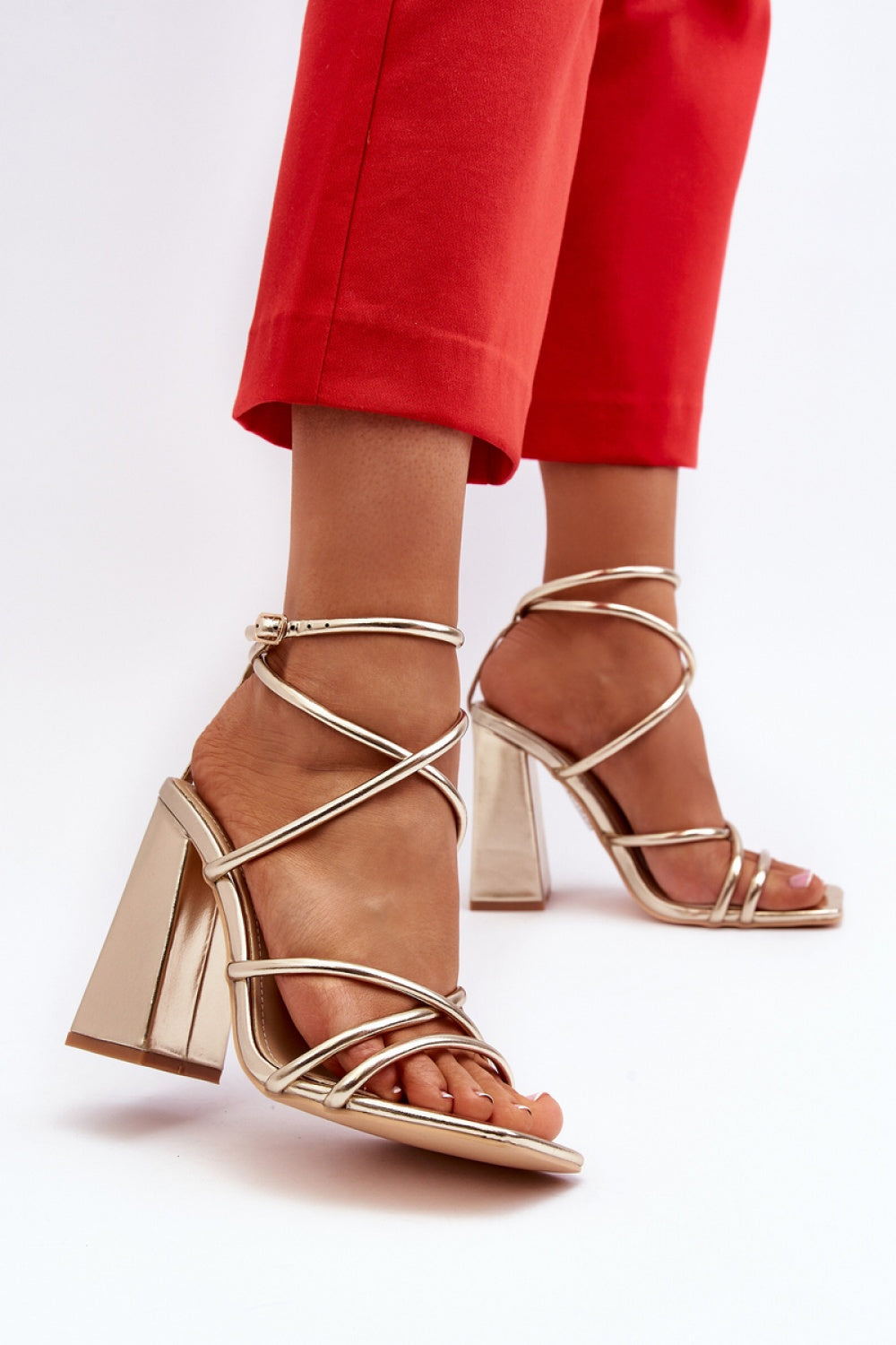 Sandalen mit Absatz model 193938 Step in style