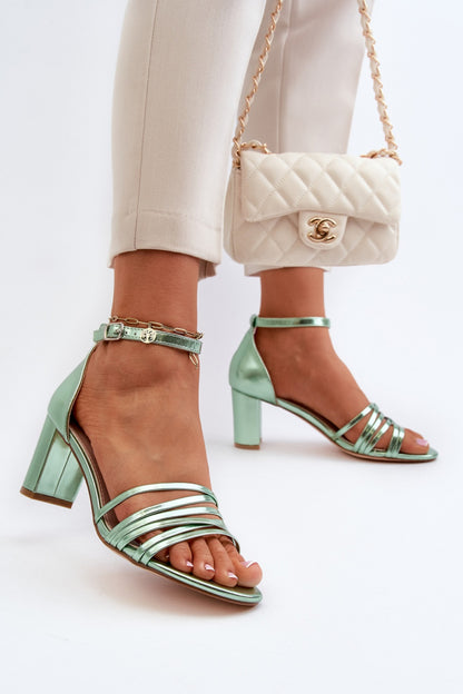 Sandals with heel model 194991 Step in style
