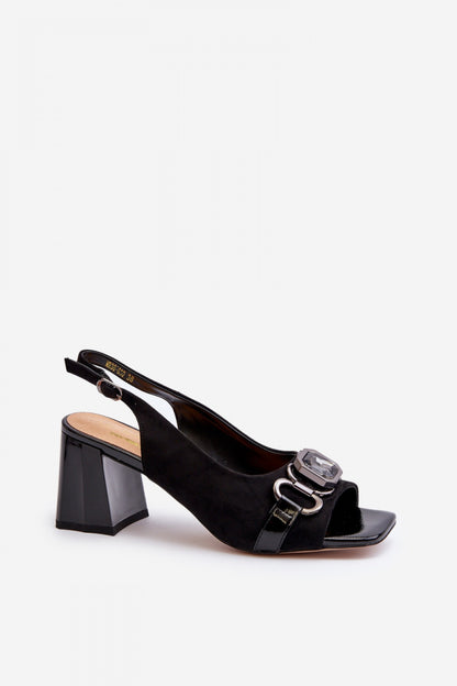 Sandals with heel model 195425 Step in style