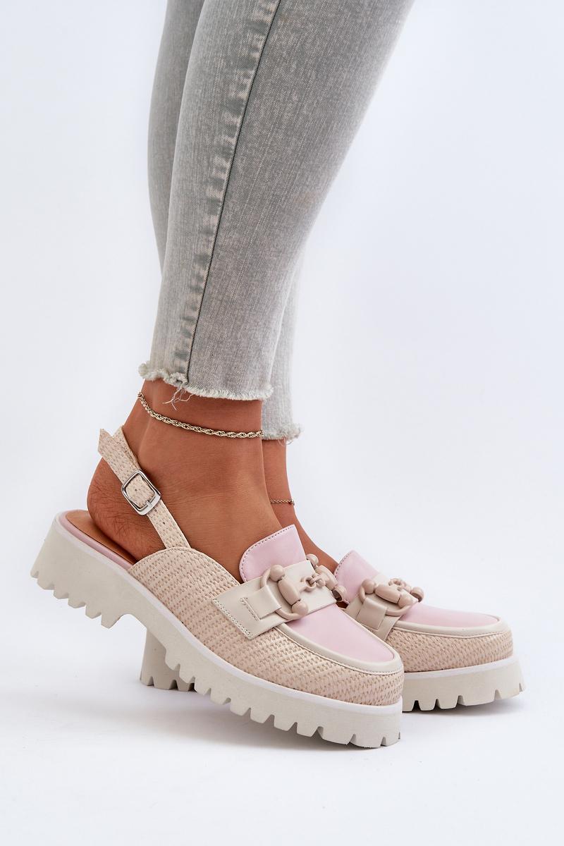 Sandals with heel model 195556 Step in style
