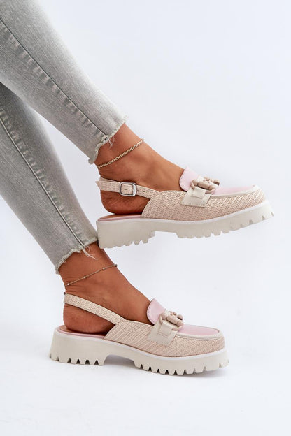 Sandals with heel model 195556 Step in style
