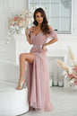 Langes Kleid model 196095 Bicotone