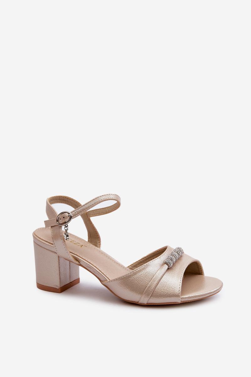 Sandals with heel model 196331 Step in style