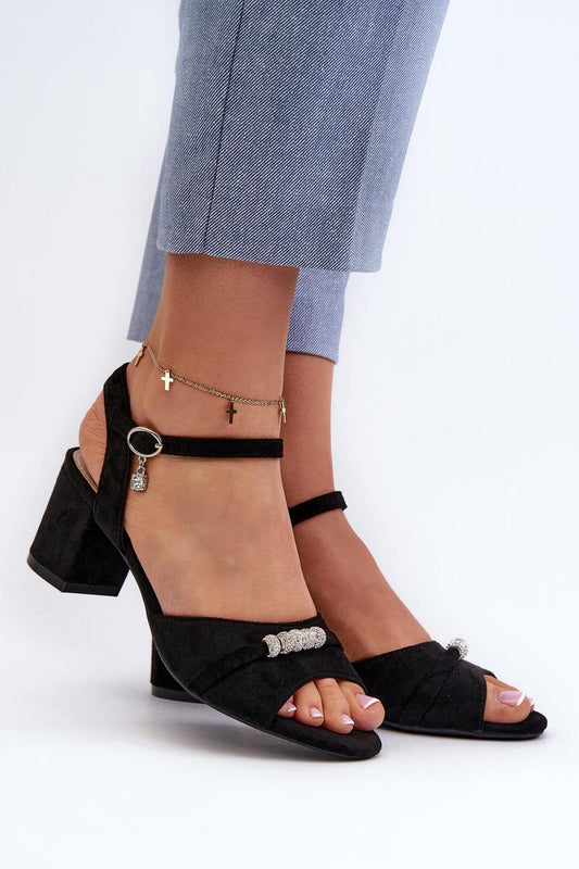 Sandals with heel model 196332 Step in style