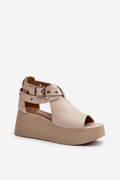 Wedge heel sandals model 196627 Step in style