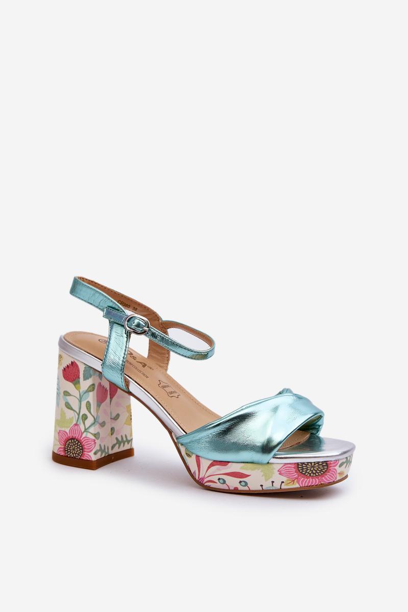Sandals with heel model 196970 Step in style
