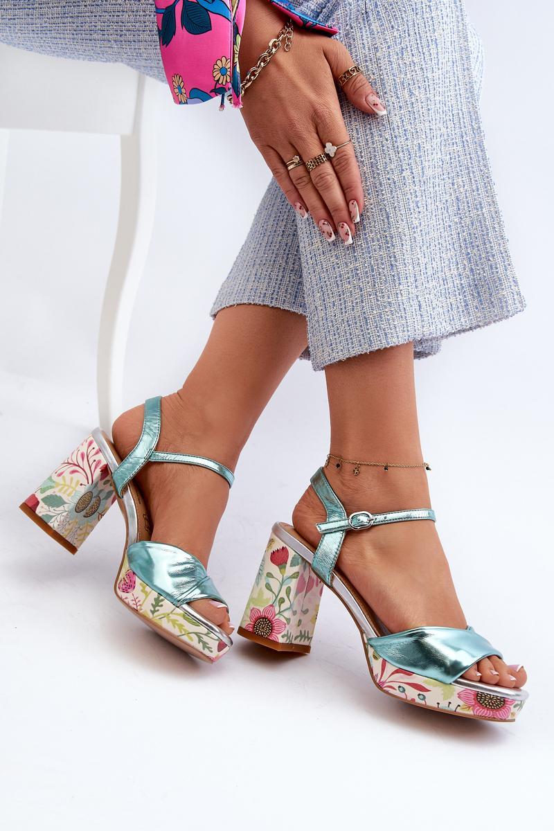 Sandals with heel model 196970 Step in style