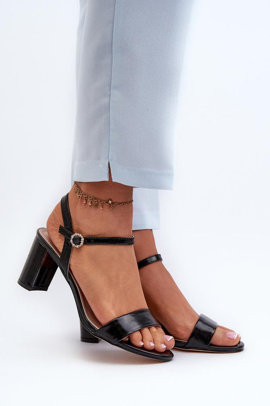 Sandals with heel model 197084 Step in style