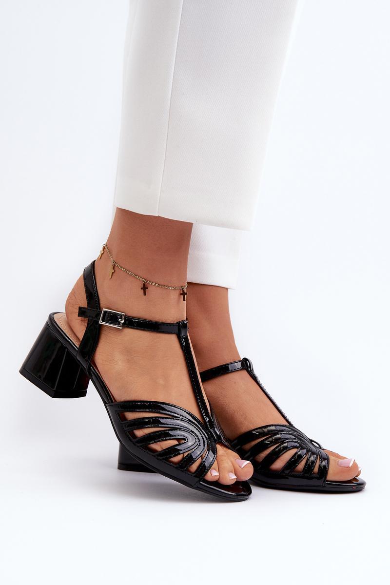 Sandals with heel model 197091 Step in style