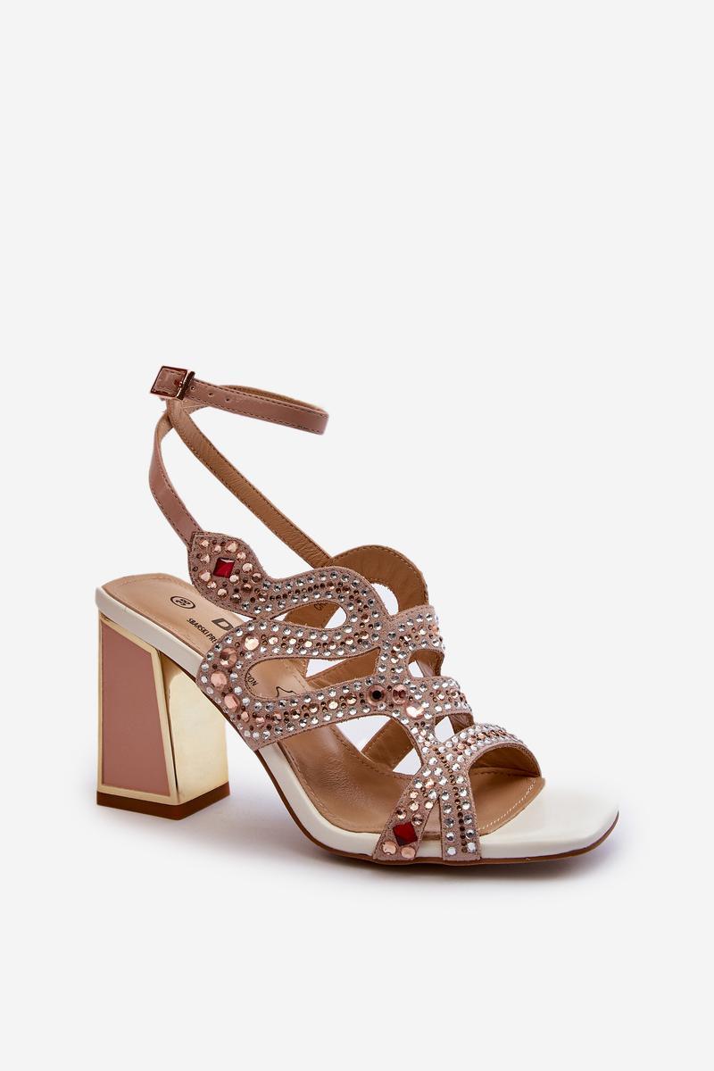 Sandalen mit Absatz model 197173 Step in style