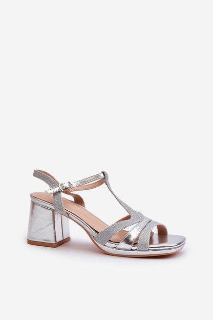 Sandals with heel model 197571 Step in style