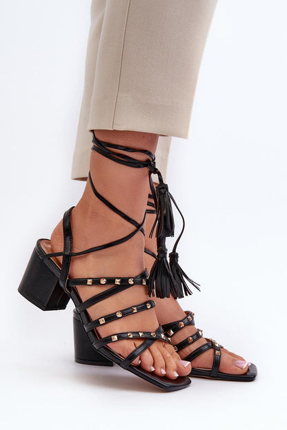 Sandals with heel model 197584 Step in style