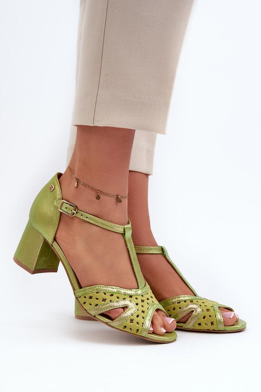 Sandals with heel model 197702 Step in style