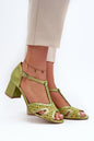 Sandals with heel model 197702 Step in style