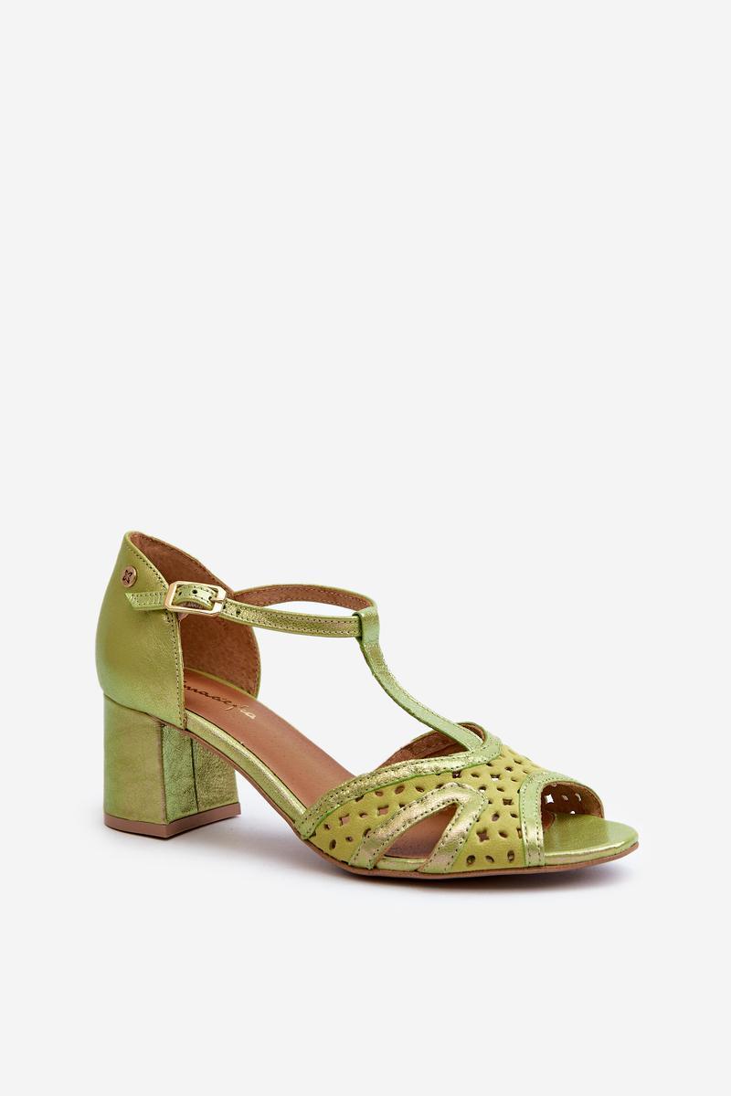 Sandals with heel model 197702 Step in style