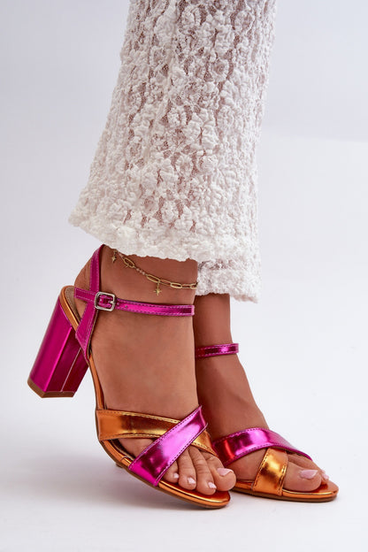 Heeled sandals model 198680 Step in style