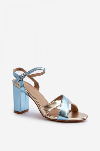 Sandals with heels model 198681 Step in style