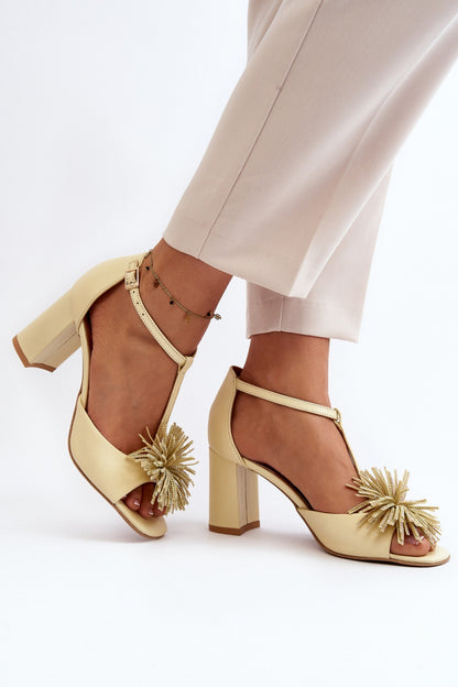 Heeled sandals model 198793 Step in style
