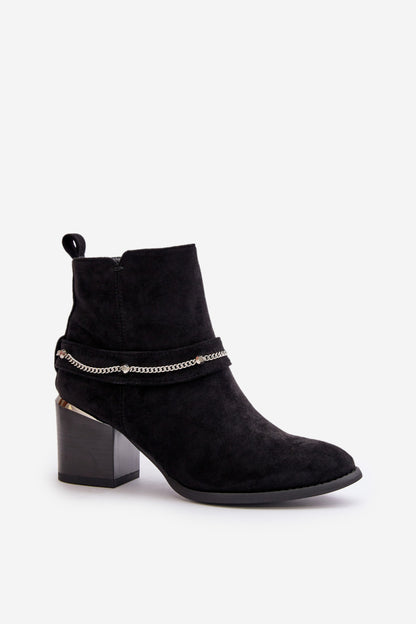 Ankle boots with heel model 199288 Step in style