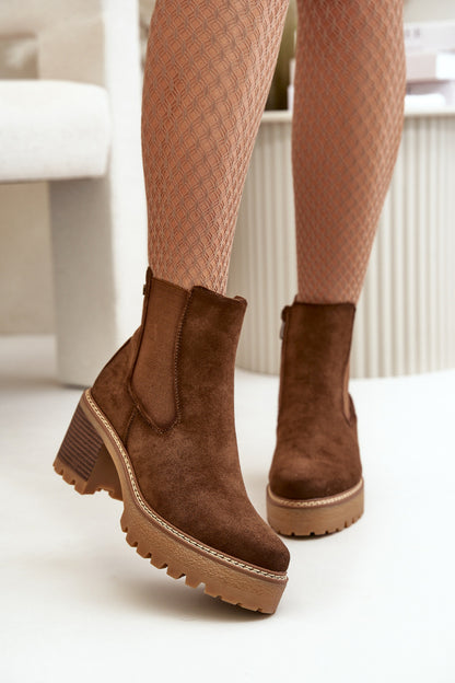 Ankle boots with heel model 199293 Step in style