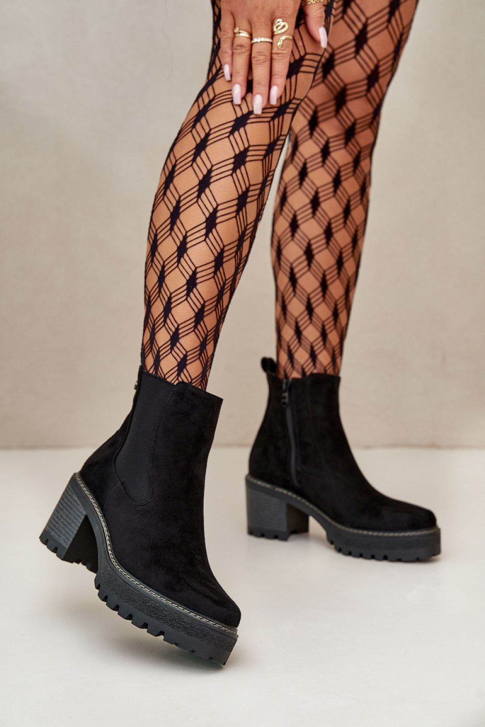 Ankle boots with heel model 199295 Step in style