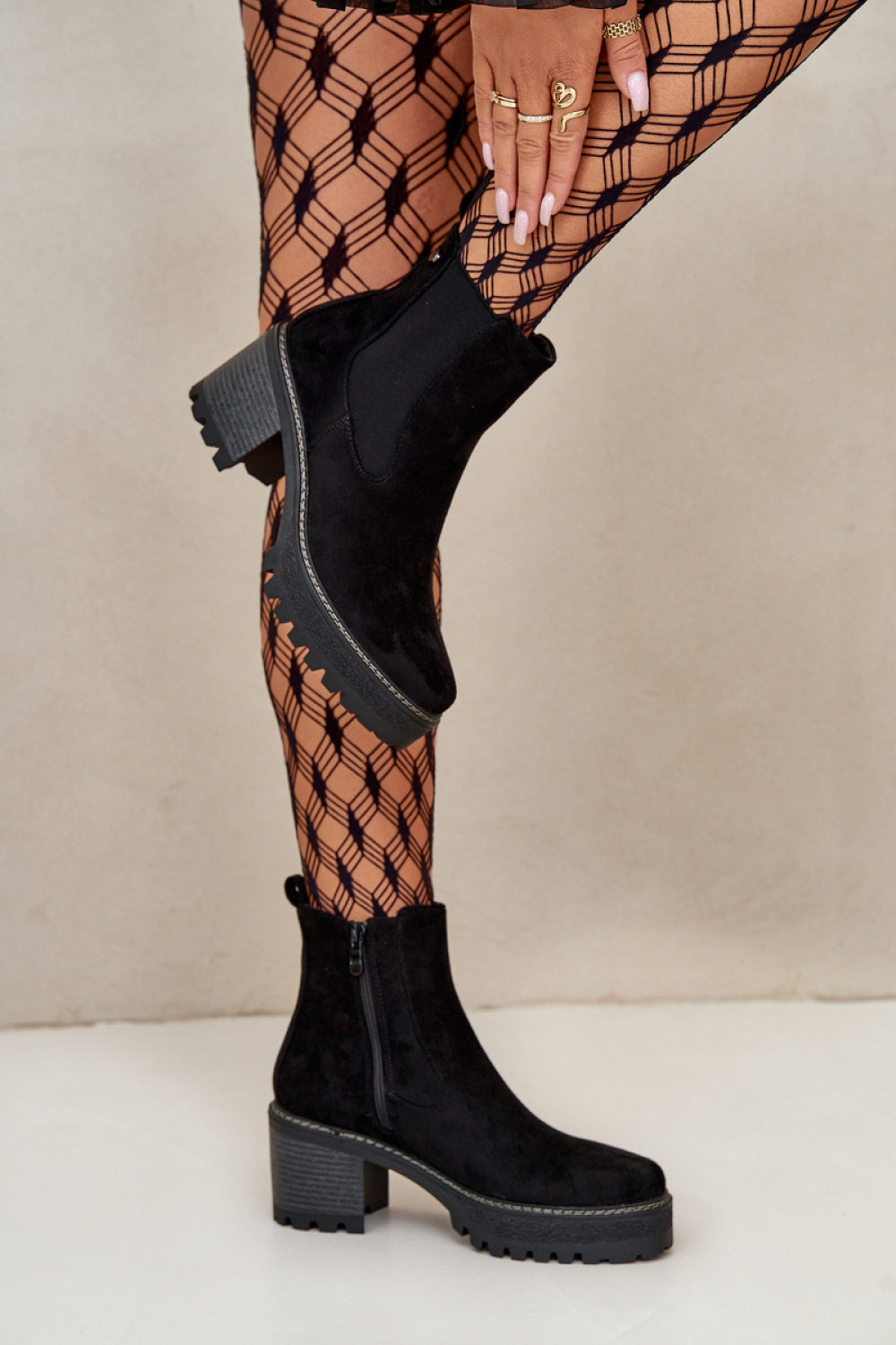 Ankle boots with heel model 199295 Step in style