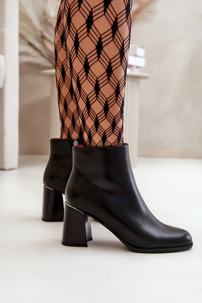 Ankle boots with heel model 199297 Step in style