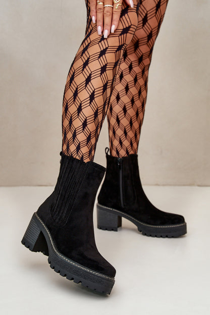 Ankle boots with heels model 199299 Step in style
